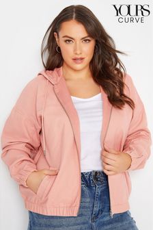 Yours Curve Bomber Twill Jacket