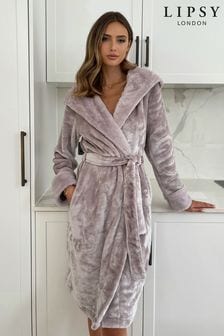 Lipsy Neutral Cosy Dressing Gown (P93058) | £38