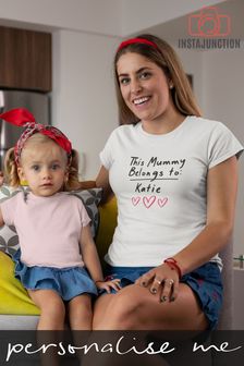 Personalised This Mummy Belongs Women's T-Shirt by Instajunction