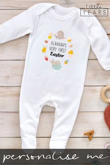 Personalised Easter Icon Sleepsuit by Little Years (P96156) | £14