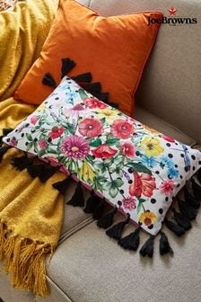 Joe Browns Fabulous Fringe Floral Cushion