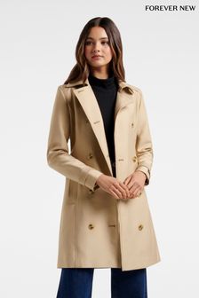 Forever New Brown Samara Structured Trench Coat (P98897) | £110