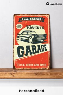 Personalised Vintage Garage Sign  by Loveabode