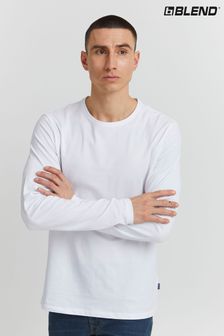 Blend Twin Pack Long Sleeve Stretch Crewneck T-Shirt