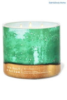 Bath & Body Works Sea Salt & Balsam 3-Wick Candle 14.5 oz / 411 g