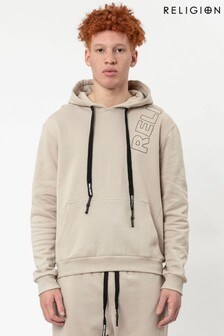 Religion Relaxed Fit Hoodie With Pouch Pocket