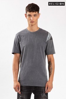 Religion Slim Fit T-Shirt With Hand Rendered