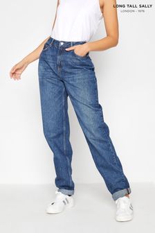 Ladies Next Boyfriend Mid Rise Knee Ripped Blue Jeans Regular/Tall/XTall UK 8-26