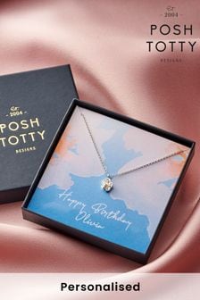Personalised Necklace Gift Box by Posh Totty Designs