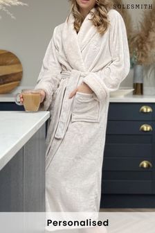 Personalised Luxury Embroidered Dressing Gown by Solesmith