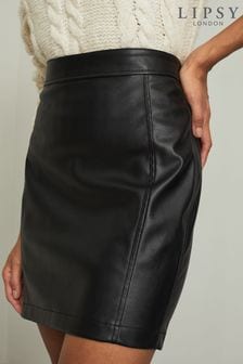 Lipsy Faux Leather Mini Skirt