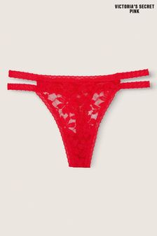 Victoria's Secret PINK Lace Strappy Thong Panty (Q06597) | £9