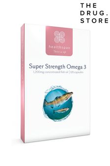 Healthspan Super Strength Omega 3 1,200mg 120 Capsules (Q08423) | £15