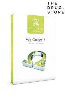 Healthspan VegOmega 3 1,000mg 60 Capsules (Q08434) | £23