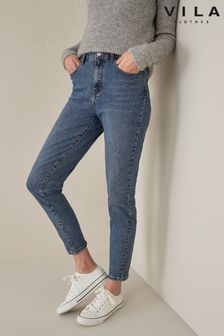 VILA High Waist Regular Length Mom Jeans