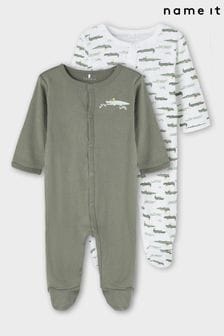 Name It Baby Long Sleeve Sleepsuit 2 Pack