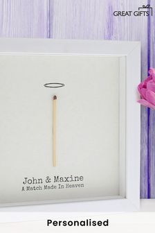 Personalised Framed A Match Made In Heaven Print by Great Gifts