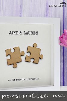 Personalised Framed We Fit Together Print by Great Gifts