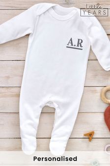 Personalised Bold Sleepsuit by Little Years