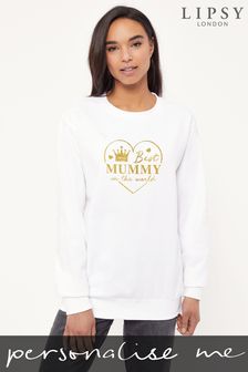 Personalised Lipsy Best Mummy In The World Women's Sweatshirt