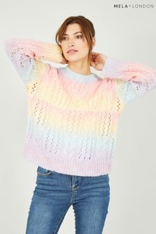 Mela Rainbow Knitted Jumper
