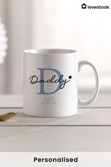 Personalised Daddy Date Mug by Loveabode