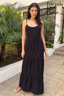 Friends Like These Jersey Strappy Maxi Dress