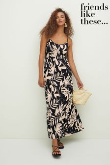 Friends Like These Jersey Strappy Maxi Dress