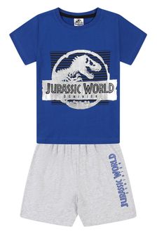 Kid Genius Blue Boys Jurassic World Short PJ (Q18846) | £12
