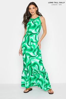 Long Tall Sally Swirl Print Maxi Dress