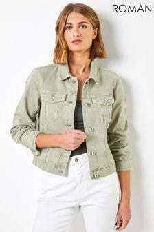 Womens Green Denim Coats \u0026 Jackets 