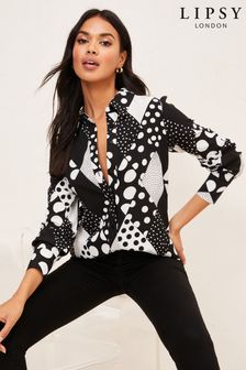 Buy Women's Tops Plain Black Shirts 