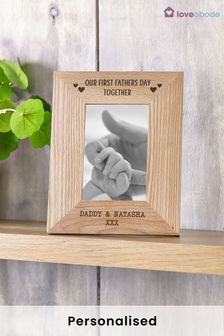 Personalised Our 1st Father's Day Frame by Loveabode