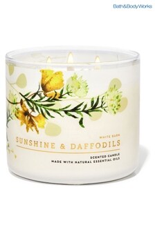 Bath & Body Works Sunshine & Daffodils 3-Wick Candle 14.5 oz / 411 g