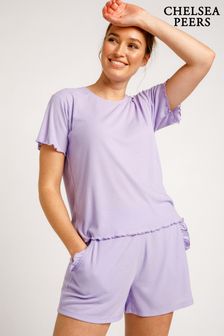 Chelsea Peers Ribbed Short Pyjama Set