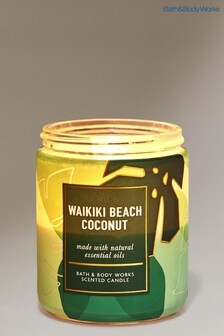 Bath & Body Works Waikiki Beach Coconut Single Wick Candle 198 g