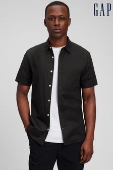 Mens Black Short Sleeve Shirts 