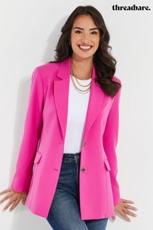 Threadbare Pink Relaxed Fit Blazer (Q26080) | £44