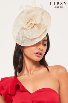 Lipsy Gold Round Floral Disc Fascinator Headband (Q27566) | £45