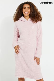 Threadbare Pink Cosy Borg Oversized Blanket Hoodie (Q27702) | £36
