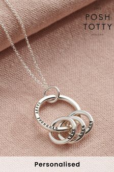 Personalised Family Necklace by Posh Totty Designs (Q28048) | £107