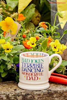 Emma Bridgewater Cream Rainbow Toast Wonderful Dad 1/2 Pint Mug