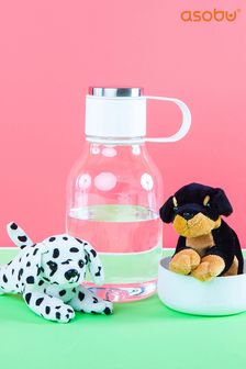 Asobu White Tritan 2-in-1 Dog Bowl & Water Bottle