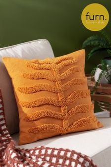 Furn Yellow Dakota Tufted Feather Filled Cushion