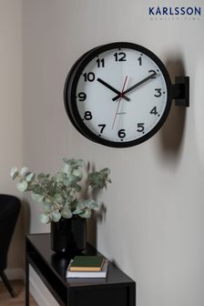 Karlsson White Classic Double Sided Wall Clock