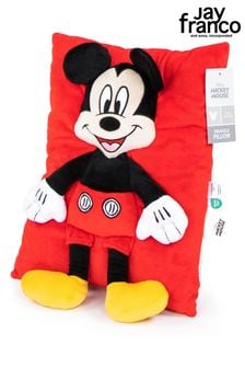 Jay Franco Disney Mickey Mouse Plush Snuggle Pillow - Super Soft 3D Bed Cushion