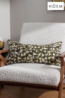 HÖEM Green City Geometric Piped Polyester Filled Cushion