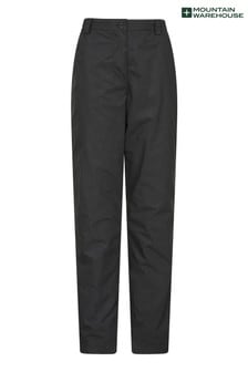 Mountain Warehouse Black Winter Trek Ii Womens Short Length Trousers (R05999) | £42