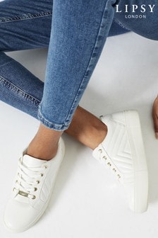 Lipsy Quilted Lace Up Trainer