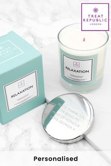 Personalised Relaxation Luxury Candle by Treat Republic